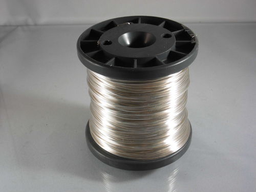 100Meter Silberdraht 1 mm Basteldraht Kupferkern Silver Plated Copper Wire 1,0mm