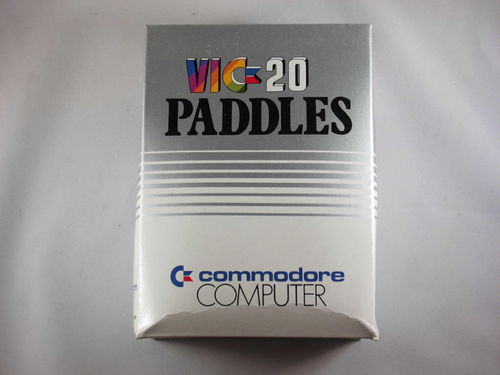 Paddles für VlC 20 COMMODORE Computer für 2 Spieler, mit Anschlusskabel+Stecker