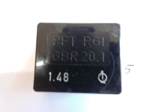 Relais RFT RGI GBR 20.1 1.48 48 V 10 A 250 V DC 2x um liegend Relay