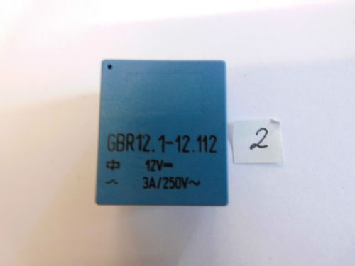Relais GBR12.1-12.112 12 V ( 9-15 V ) 320 Ohm 3 A 250 V AC 1xum liegend Relay
