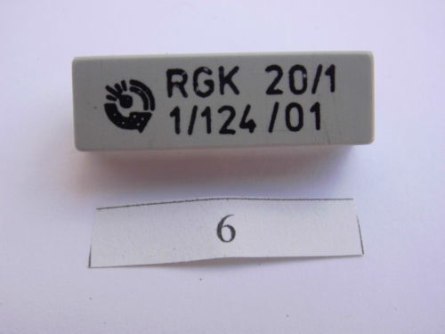 Schutzgasrelais im Gehäuse eingegossen Printausführung Relay RGK 20/1 1/124/01