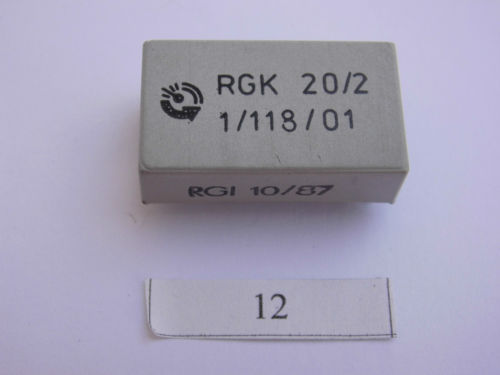 Schutzgasrelais im Gehäuse eingegossen Printausführung Relay RGK 20/2 1/118/01